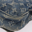 LOUIS VUITTON Monogram Denim Bum Bag Body Bag Blue M95347 LV Auth 204036A-20
