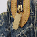 LOUIS VUITTON Monogram Denim Bum Bag Body Bag Blue M95347 LV Auth 204036A-22