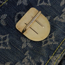 LOUIS VUITTON Monogram Denim Bum Bag Body Bag Blue M95347 LV Auth 204036A-29
