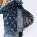 LOUIS VUITTON Monogram Denim Bum Bag Body Bag Blue M95347 LV Auth 204036A-30