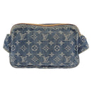 LOUIS VUITTON Monogram Denim Bum Bag Body Bag Blue M95347 LV Auth 204036A-2
