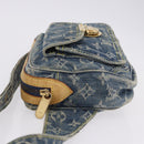 LOUIS VUITTON Monogram Denim Bum Bag Body Bag Blue M95347 LV Auth 204036A-5