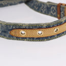 LOUIS VUITTON Monogram Denim Bum Bag Body Bag Blue M95347 LV Auth 204036A-8