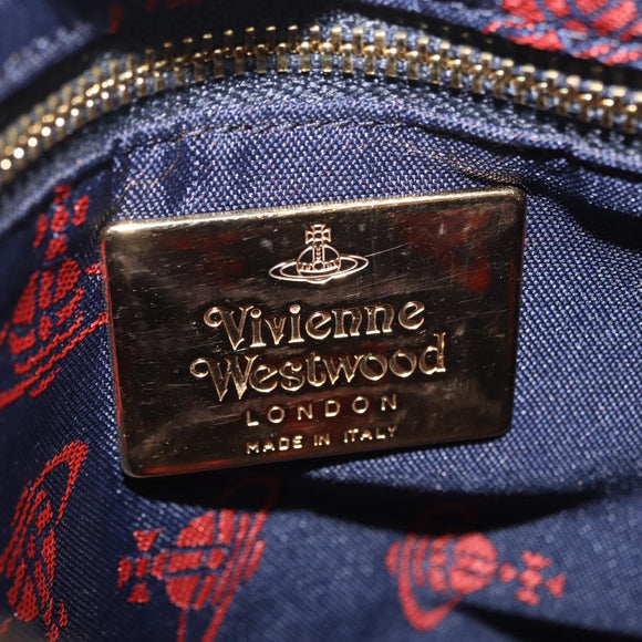 Vivienne Westwood Shoulder Bag PVC Leather Multicolor Gold Auth 204037A
