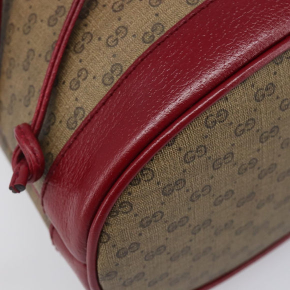 GUCCI Micro GG Supreme x Doraemon Fujiko Pro Bag PVC Beige 655597 Auth 204039SM