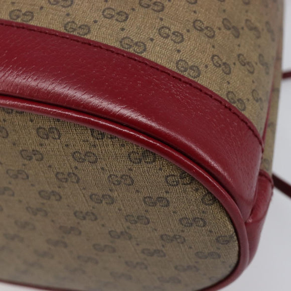 GUCCI Micro GG Supreme x Doraemon Fujiko Pro Bag PVC Beige 655597 Auth 204039SM