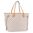 LOUIS VUITTON Damier Azur Neverfull MM Tote Bag N41605 LV Auth 204040A-1