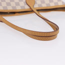 LOUIS VUITTON Damier Azur Neverfull MM Tote Bag N41605 LV Auth 204040A-11