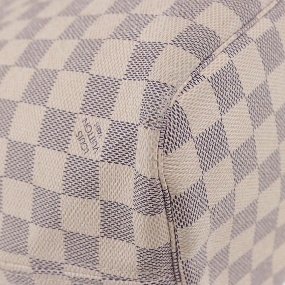 LOUIS VUITTON Damier Azur Neverfull MM Tote Bag N41605 LV Auth 204040A