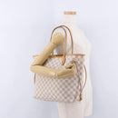 LOUIS VUITTON Damier Azur Neverfull MM Tote Bag N41605 LV Auth 204040A-35