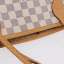 LOUIS VUITTON Damier Azur Neverfull MM Tote Bag N41605 LV Auth 204040A-9