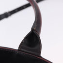 Vivienne Westwood Tote Bag Leather 2way Black Silver Auth 204042-9