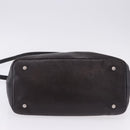 Vivienne Westwood Tote Bag Leather 2way Black Silver Auth 204042-5