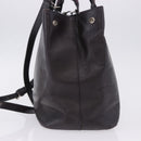 Vivienne Westwood Tote Bag Leather 2way Black Silver Auth 204042-3