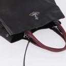 Vivienne Westwood Tote Bag Leather 2way Black Silver Auth 204042-7