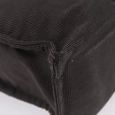 HERMES Her Line Tote MM Tote Bag Canvas Gray Silver Auth 204044-19