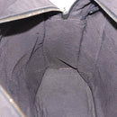HERMES Her Line Tote MM Tote Bag Canvas Gray Silver Auth 204044-27