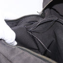 HERMES Her Line Tote MM Tote Bag Canvas Gray Silver Auth 204044-12