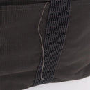 HERMES Her Line Tote MM Tote Bag Canvas Gray Silver Auth 204044-3