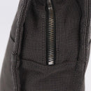HERMES Her Line Tote MM Tote Bag Canvas Gray Silver Auth 204044-14