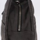 HERMES Her Line Tote MM Tote Bag Canvas Gray Silver Auth 204044-15