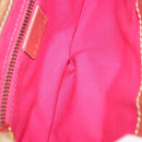 CELINE Paris Macadam Canvas Shoulder Bag Denim Pink Gold Auth 204045A-24