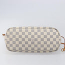 LOUIS VUITTON Damier Azur Neverfull PM Tote Bag N41362 LV Auth 204046A-5