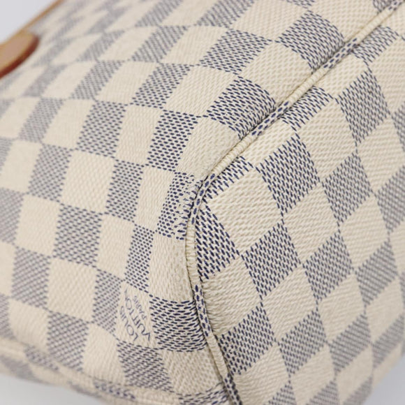 LOUIS VUITTON Damier Azur Neverfull PM Tote Bag N41362 LV Auth 204046A
