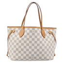 LOUIS VUITTON Damier Azur Neverfull PM Tote Bag N41362 LV Auth 204046A-13