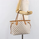 LOUIS VUITTON Damier Azur Neverfull PM Tote Bag N41362 LV Auth 204046A-25