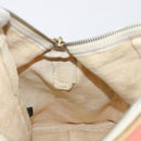 FENDI Zucca Canvas Hand Bag 2way Multicolor Gold Auth 204048A-21