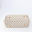 LOUIS VUITTON Damier Azur Cabas MM Shoulder Bag N41375 LV Auth 204051-5