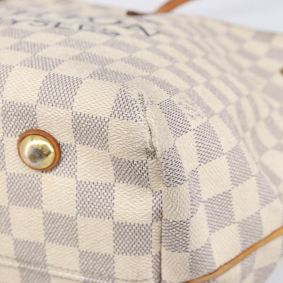 LOUIS VUITTON Damier Azur Cabas MM Shoulder Bag N41375 LV Auth 204051