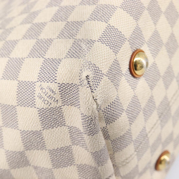 LOUIS VUITTON Damier Azur Cabas MM Shoulder Bag N41375 LV Auth 204051