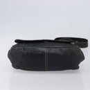 Vivienne Westwood Shoulder Bag Leather Black Auth 204052-5