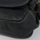 Vivienne Westwood Shoulder Bag Leather Black Auth 204052-14