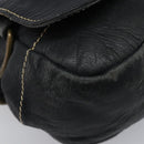 Vivienne Westwood Shoulder Bag Leather Black Auth 204052-15