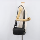 Vivienne Westwood Shoulder Bag Leather Black Auth 204052-25
