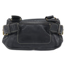 Vivienne Westwood Shoulder Bag Leather Black Auth 204052-2