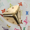 LOUIS VUITTON Monogram Multicolor Keepall 45 Bag White M92641 LV Auth 204053V-9