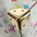 LOUIS VUITTON Monogram Multicolor Keepall 45 Bag White M92641 LV Auth 204053V-17