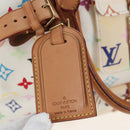 LOUIS VUITTON Monogram Multicolor Keepall 45 Bag White M92641 LV Auth 204053V-20