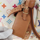 LOUIS VUITTON Monogram Multicolor Keepall 45 Bag White M92641 LV Auth 204053V-21