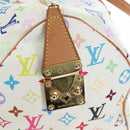 LOUIS VUITTON Monogram Multicolor Keepall 45 Bag White M92641 LV Auth 204053V-27