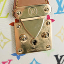 LOUIS VUITTON Monogram Multicolor Keepall 45 Bag White M92641 LV Auth 204053V-28