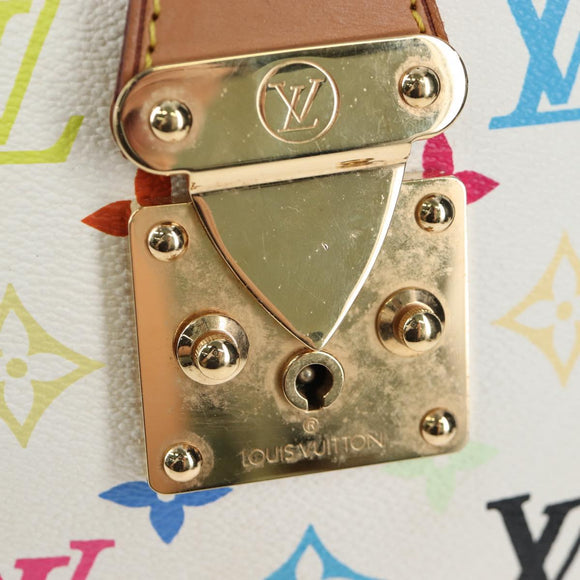 LOUIS VUITTON Monogram Multicolor Keepall 45 Bag White M92641 LV Auth 204053V