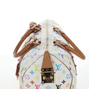 LOUIS VUITTON Monogram Multicolor Keepall 45 Bag White M92641 LV Auth 204053V-7