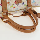 LOUIS VUITTON Monogram Multicolor Keepall 45 Bag White M92641 LV Auth 204053V-8