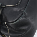 Vivienne Westwood Shoulder Bag Leather Black Gold Auth 204055-10