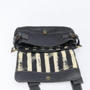 Vivienne Westwood Shoulder Bag Leather Black Gold Auth 204055-11